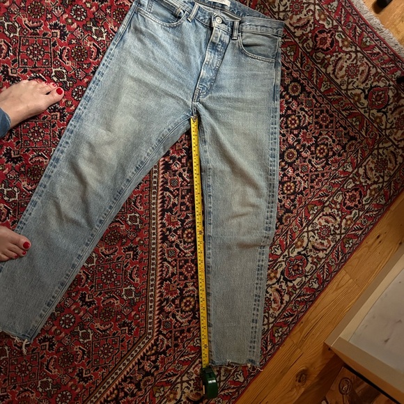 COPY - Moussy Vintage True Indigo Used Tapered-HI Light Blue size 27 - Picture 11 of 12